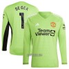 Camisola Guarda-Redes Manchester United De Gea 1 Manga Comprida Homen Equipamento 1ª 23/24